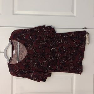 Maroon blouse